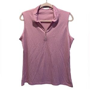 Callaway sleeveless 1/4 zip top. Size L.